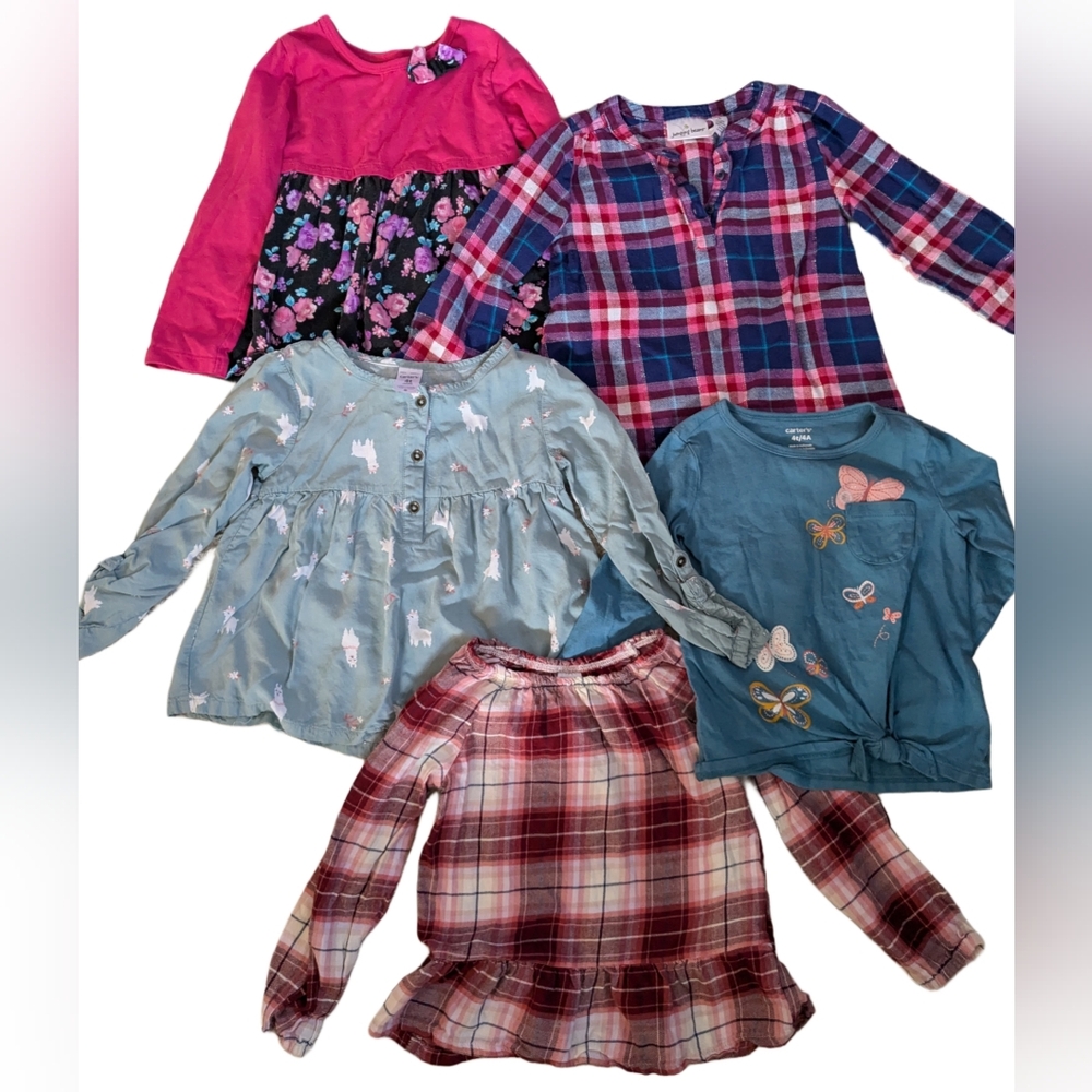 Lot of 5 toddler tops